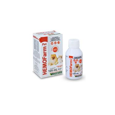 Imagem de Suplemento Hemofarm Pet 125ml - semelhante Hemolitan Pet - Biofarm