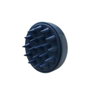 Imagem de escova massageadora couro cabeludo anti caspa - WB, Azul escuro