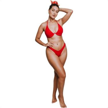 Imagem de Biquíni Aro Inteiro Aviador Asa Delta Lançamento Verão Fio Dental Dupl