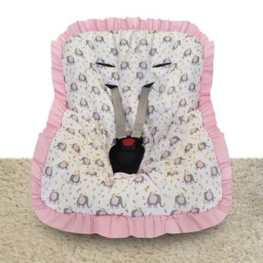 Imagem de Capa para Bebê Conforto - Laura Baby, Elefante Rosa