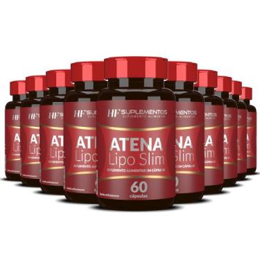 Imagem de 10x atena lipo slim hf suplementos 60caps