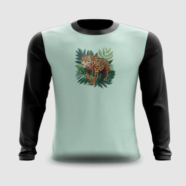 Imagem de Camiseta Manga Longa Jaguar Animal da Selva - FABRIQUETA, G