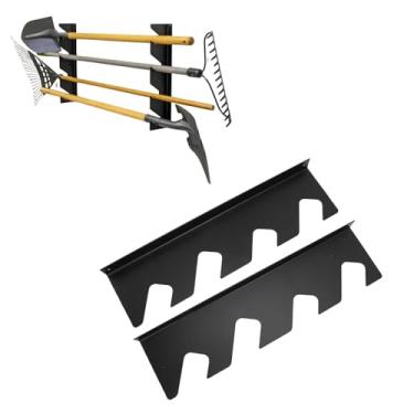 Imagem de Organizador de Ferramentas de Jardim, pá de Montagem na Parede, Suporte de Vassoura, Ajuste Flexível, Rack de Armazenamento para Garagem, Pátio, Quintal