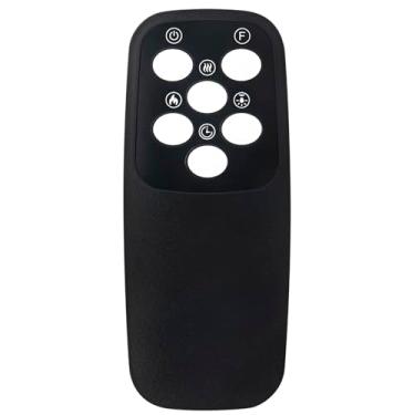 Imagem de Controle remoto de substituição FR60XD aplicável para lareira elétrica de montagem na parede Intertek IF-32FSB Naomi Home Kimball lareira elétrica IF-1340 IF-1350 IF-1360