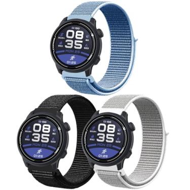 Imagem de Harikiri Pulseiras de nylon de 20 mm, 22 mm, compatíveis com Coros PACE 3/APEX 2 Pro/PACE 2/APEX 2/APEX 46 mm/APEX 42 mm, para homens e mulheres, 22MM, Amazonita