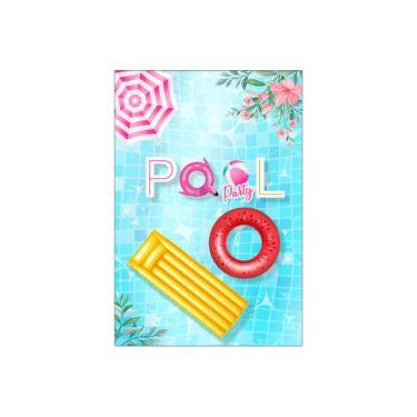 Imagem de Painel De Festa Vertical 1,50 x 2,20 Pool Party Piscina e Frutas 017 -