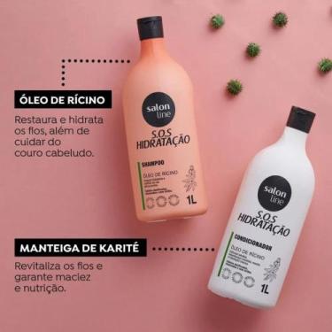 Imagem de Kit Salon Line Sos Hidratacao (Shampoo+Condicionador)Turbinado Oleo De