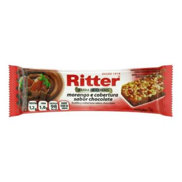 Imagem de Kit c/ 4 Barra de Cereal Morango Cobertura Chocolate Ritter