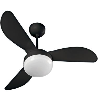 Imagem de Ventilador De Teto Ventisol Fênix LED Preto 3 Pás Com Controle Remoto Inverter Bivolt