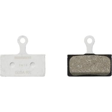 Imagem de SHIMANO G05A-RX Disc Brake Pad and Spring - Resin Compound, Alloy Back Plate, One Pair