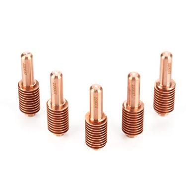 Imagem de Kit de Eletrodos de Consumo de Cortadores de Plasma 5pcs Conjunto para Resultados de Corte Suave