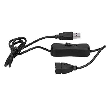 Imagem de Cabo de Extensão de Interruptor USB Com Interruptor Fácil de Operar para Ventilador LED U Disk Transmissão de Dados 1 Metro USB2.0 PC Computador Impressora Mouse Teclado Câmera