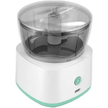 Imagem de Mini Processador Triturador Multiuso Portátil para Alimentos Ingredientes Massas Batedor de Ovos 03 Lâminas Inox Capacidade 250ml BiVolt (127/220) USB Desempenho Praticidade Design Moderno
