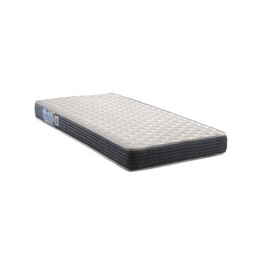 Imagem de Colchão Solteiro Ortobom Elegance Espuma D33 17x88x188 cm - Branco/Azul