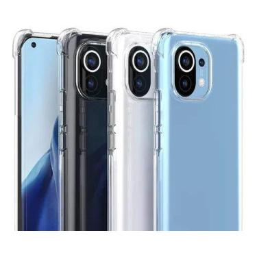 Imagem de Kit Capa Case Xiaomi Mi 11 Lite Tela 6.55 + Pelicula Vidro 3d - Univer