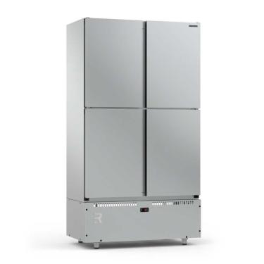 Imagem de Geladeira Comercial Resfriados 4 Portas Inox MCR4PI 220V - Refrimate