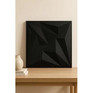 Imagem de Placa Revestimento Parede Diamante 3d 25un 30x30cm + Fita 3m - LUJPDEC