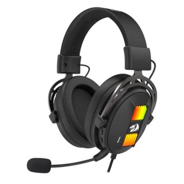 Imagem de Redragon H375 Wired Gaming Headset, 53mm Drivers 7.1 Surround Sound, Detachable Noise Cancelling Mic, USB Computer Headset with RGB, Lightweight Design for PC/Laptop/PS4