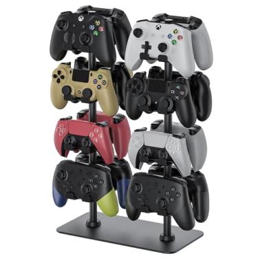 Imagem de MANMUVIMO Controller Holder for 16 Xbox PS5 PS4 Switch Pro Gaming Controller, Video Game Controller Holder Headphone Stand for Desk, Gamer Gifts for Men, Gaming Room Accessories Maximum Organizer Rack