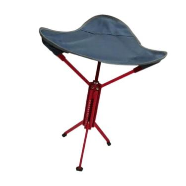 Imagem de RNXRZANK Cadeira Dobrável Portátil para Camping E Atividades Ao Ar Livre, Vermelho Azul Escuro