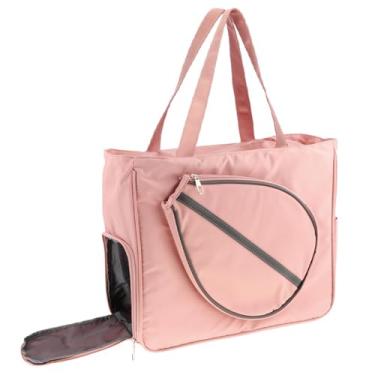 Imagem de RNXRZANK Bolsa de Tênis com Suporte para Sapatos E Compartimento para Garrafa de água, Versátil E Portátil, Rosa