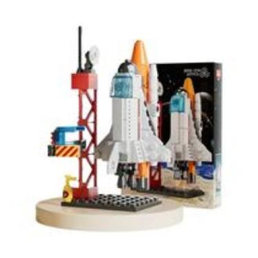 Imagem de Foguete 12 em 1 mini espaço saturn expedição foguete blocos 586 pçs - 