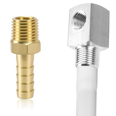 Imagem de 12" Tubo de Coleta Combustível para Tanque de Marítimo, Tubo Coleta Combustível Polietileno com Conector Latão para Tanque Combustívels Barco Padrão Substitui a Peça 7-0948