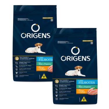Imagem de Kit 2 Ração para Cães Filhotes Origens Premium Especial Sabor Frango e