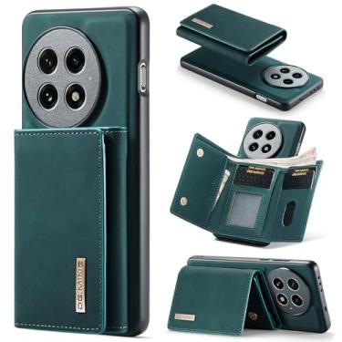 Imagem de DG.MING Capa carteira de couro magnética destacável 2 em 1 para OnePlus 13, com 7 compartimentos para cartão + compartimento para dinheiro, recurso de suporte, TPU à prova de choque e capa de telefone