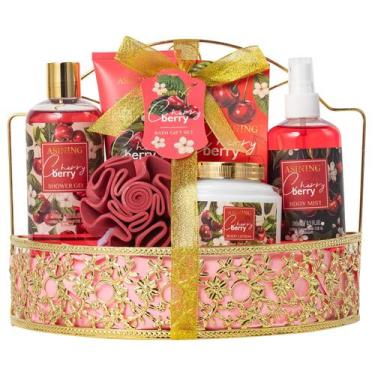 Imagem de Conjunto de presentes Bath & Body ASINING Cherry Fruit Scent para mulh