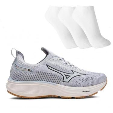 Imagem de Tênis Esportivo Mizuno Cool Ride 3 Masculino + 3 Pares de Meias, 41, C