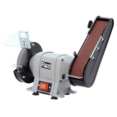 Imagem de Razi Moto Esmeril com Lixa de Fita 220V 350W 3450 RPM – Afiador Multifuncional e Alta Durabilidade