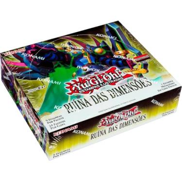 Imagem de Konami Yu-Gi-Oh! Ruína das Dimensões, Booster Box em Português, 24 Pacotes com 9 Estampas Ilustradas, 1ª Edição