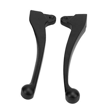 Imagem de Zhjvihx Alavanca do Freio, Liga de Alumínio Preta Anticorrosão do Guiador Freio para Ciclomotor