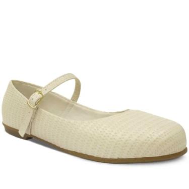 Imagem de Sapatilha Infantil Feminina 28ao36 Moda Boneca Menina 02.57j (Off White, BR, Criança de 4 a 8 anos, Numérico, 33)