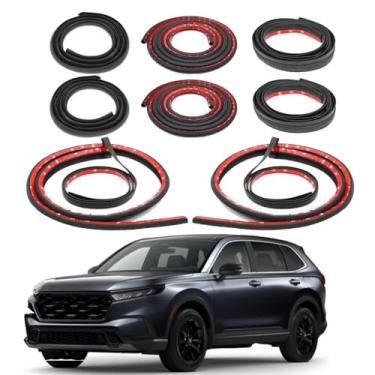 Imagem de Fita de Vedação para Portas do CR-V CRV 2023-2025, Vedação de Borracha para Carro, Isolamento Acústico, Redução de Ruído do Vento, Kit de Isolamento Acústico