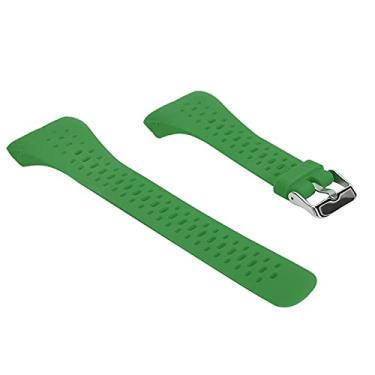 Imagem de Generic Pulseira de Silicone de Substituição de Pulseira de Relógio para M400/M430 – Ajustável e Confortável para Uso Diário (Verde)