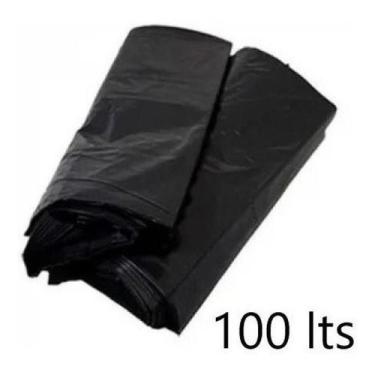 Imagem de Saco De Lixo Preto Reforçado 100 Litros - Pacote 100 Und. - Higipack