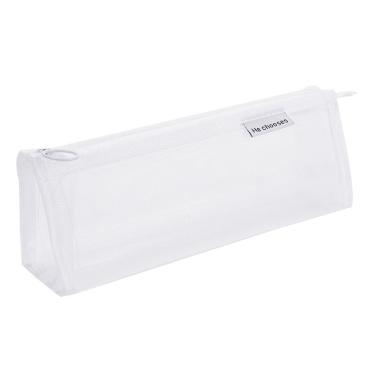 Imagem de Estojo para lápis Bolsa de caneta 3D transparente de malha de nylon 22x5,5x10,5 cm