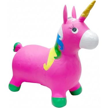 Imagem de Pônei Upa Upa Unicórnio Som e Luz Presente Infantil Crianças Rosa