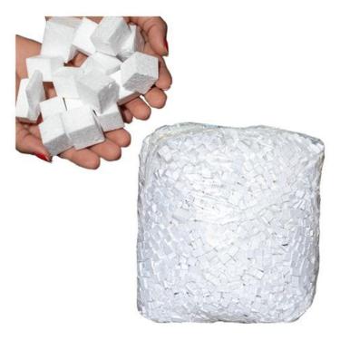 Imagem de Cubos E Tiras Isopor 75 Litros Para Enchimento Caixa Embala