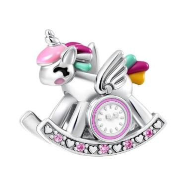 Imagem de Pingente De Cubo Mágico Em Prata Esterlina 925 Para Mulheres, Contas P