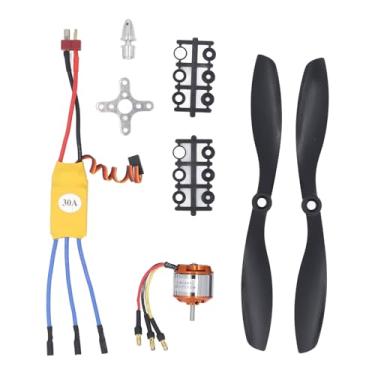 Imagem de Cryfokt Integração ESC Eficiente de Motor Sem Escova de 1400KV para Quadricóptero RC Desempenho Poderoso, Leve e Confiável para Planadores e Aeronaves Multirotor Liga de Aço, ABS