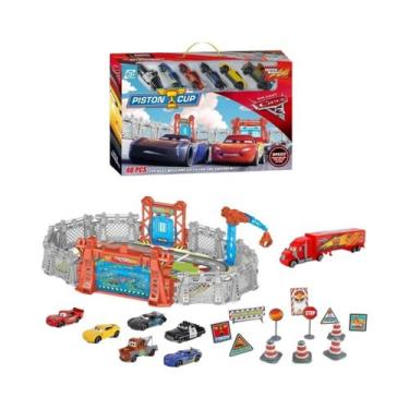 Imagem de Conjunto De Brinquedos Disney Pixar Cars Mater McQueen 6 Mini Veículos