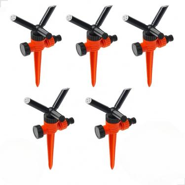 Imagem de Irrigador Giratório Aspersor Jardim Quintal Horta Grama Gramado Campo Agricultura Irrigação