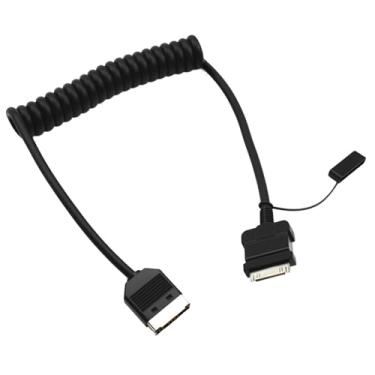 Imagem de LODMOD Cabo auxiliar de carro interface adaptador de áudio para pod pad 4 conector de 30 pinos adequado para modelos selecionados de Range Rover Jaguar (B)