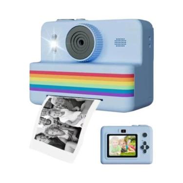 Imagem de Câmera Instantânea De Brinquedo Com Tela De 2.8 Polegadas E Cartão SD 