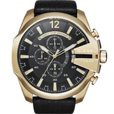 Imagem de Relógio Masculino Steel Prime 4344 Couro Oversize - Diesel