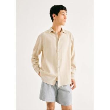 Imagem de Camisa Masculina Fio Tinto Listrada-Masculino