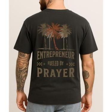 Imagem de Camiseta Masculina 100% Algodão Camisa Básica Manga Curta Gola Redonda Casual Conforto Caimento Leve-Masculino